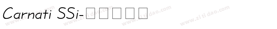 Carnati SSi字体转换